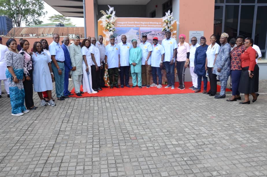 LASG  HOSTS INAUGURAL MEETING OF SOUTH WEST COMMISSIONERS FOR PHYSICAL PLANNING AND URBAN DEVELOPMENT.